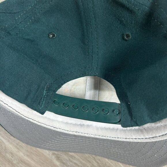 Vintage New Era Green Bay Packers Hat Snapback NFL Football Green Wool Blend Cap - Picture 2 of 9
